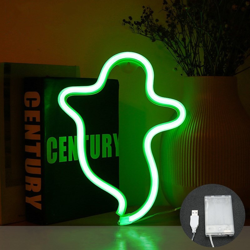 Halloween Ghost Neon Modeling Lamp